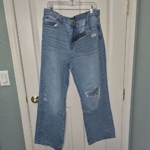 Jordache Women's Straight Leg Light Blue Jeans